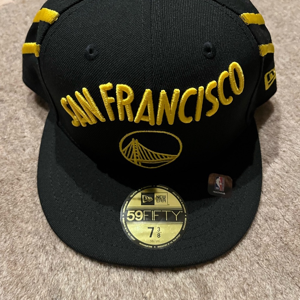 New Era Black and Yellow San Francisco Cap